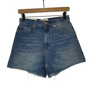 BDG, NWT, Jean Shorts, A-Line Short, Frayed Hemline, Women's Sz 27, L- 14 Inches